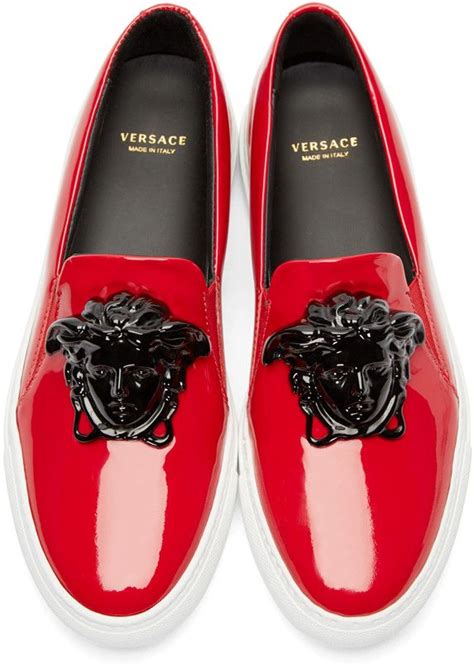 cheap red versace shoes|Versace shoes red and blue.